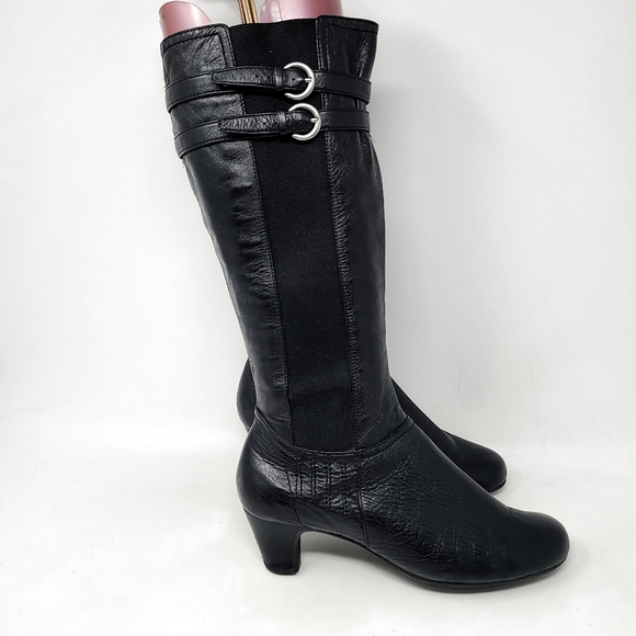 Umberto Raffini Shoes - Umberto Raffini Women’s Soft Leather Tall Black Bo